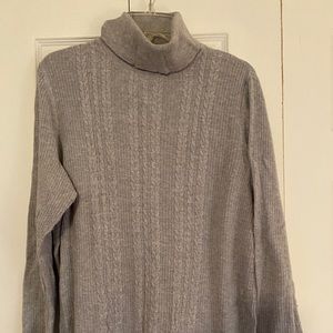 Talbots fine cable turtleneck sweater 2x